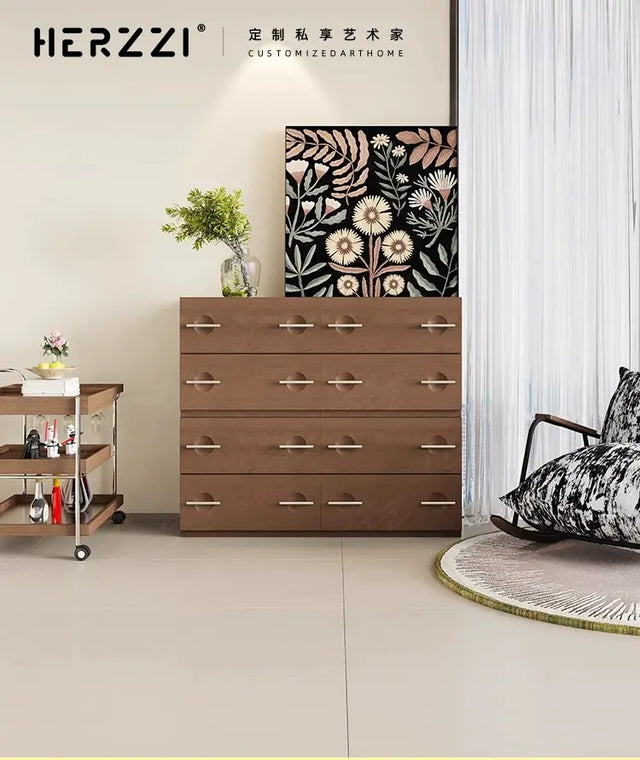 HERZZI Isabella Rustic Solid Wood Cabinet from HERZZI