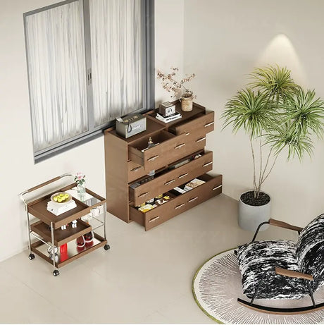 HERZZI Isabella Rustic Solid Wood Cabinet from HERZZI