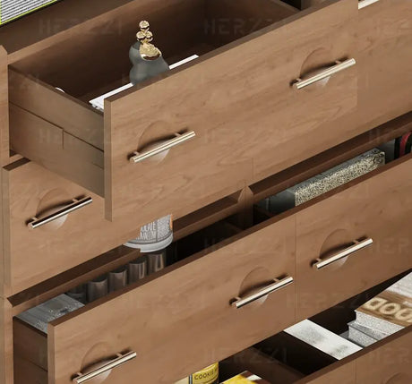 HERZZI Isabella Rustic Solid Wood Cabinet from HERZZI