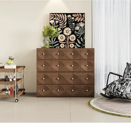 HERZZI Isabella Rustic Solid Wood Cabinet from HERZZI