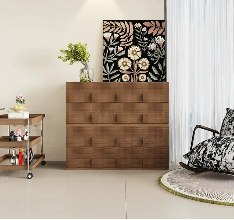 HERZZI Isabella Rustic Solid Wood Cabinet from HERZZI