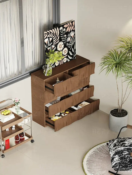 HERZZI Isolde Rustic Elegant Wooden Chest of Drawers from HERZZI
