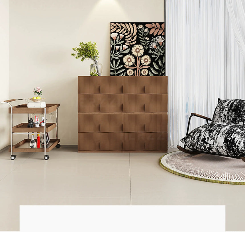 HERZZI Isolde Rustic Elegant Wooden Chest of Drawers from HERZZI