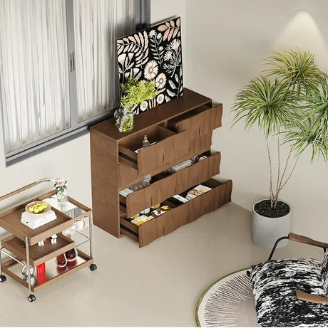 HERZZI Isolde Rustic Elegant Wooden Chest of Drawers from HERZZI