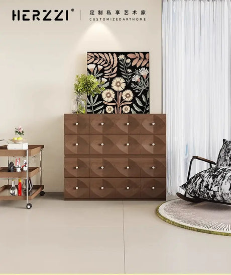 HERZZI Isolde Rustic Solid Wood Cabinet Combination from HERZZI