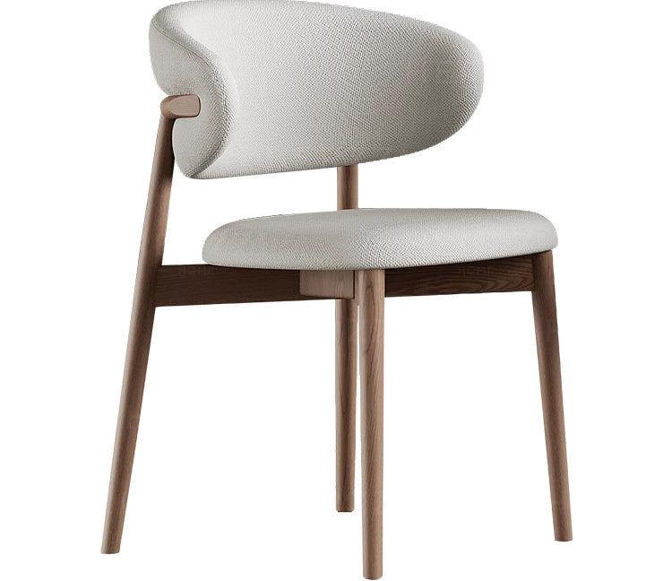 HERZZI Isolde Urban Solid Wood Dining Chair - Antique Style, Simple Backrest, Restaurant Stool from HERZZI
