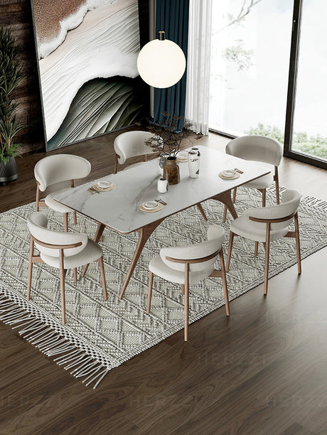 HERZZI Isolde Urban Solid Wood Dining Chair - Antique Style, Simple Backrest, Restaurant Stool from HERZZI