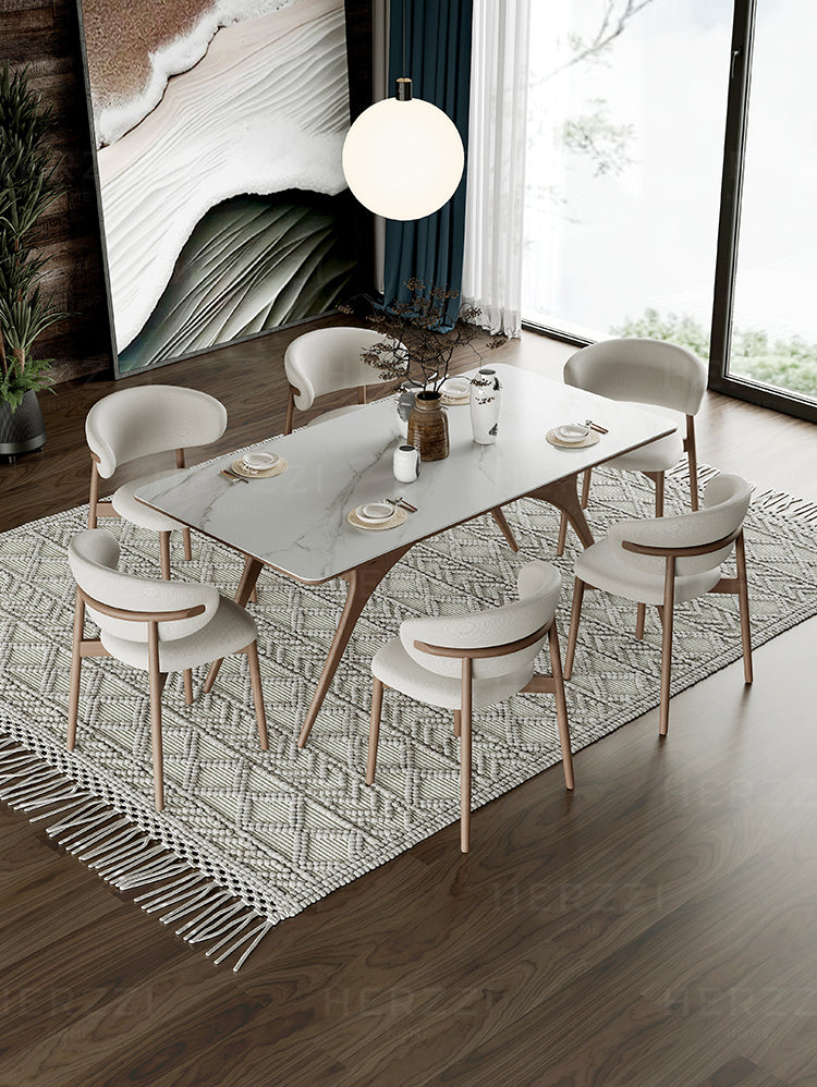 HERZZI Isolde Urban Solid Wood Dining Chair - Antique Style, Simple Backrest, Restaurant Stool from HERZZI