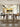 HERZZI Kallista Rustic Solid Wood Dining Set from HERZZI