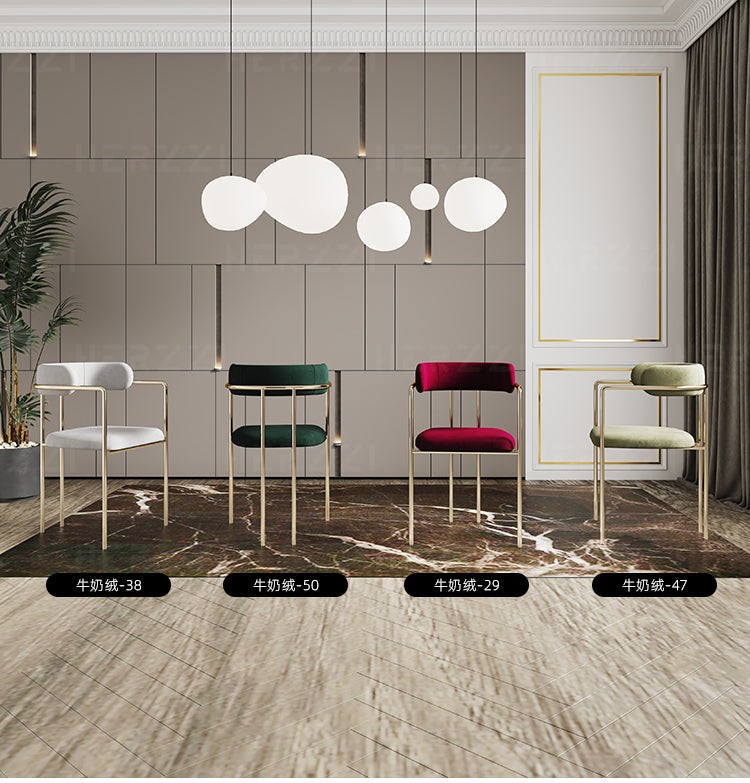 HERZZI Lysandra Customizable Luxurious Dining Chair from HERZZI