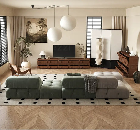 HERZZI Marcellus Chic White Modular Cabinet Set from HERZZI