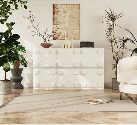 HERZZI Marcellus Chic White Modular Cabinet Set from HERZZI
