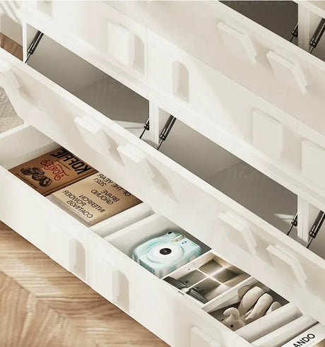 HERZZI Marcellus Chic White Modular Cabinet Set from HERZZI