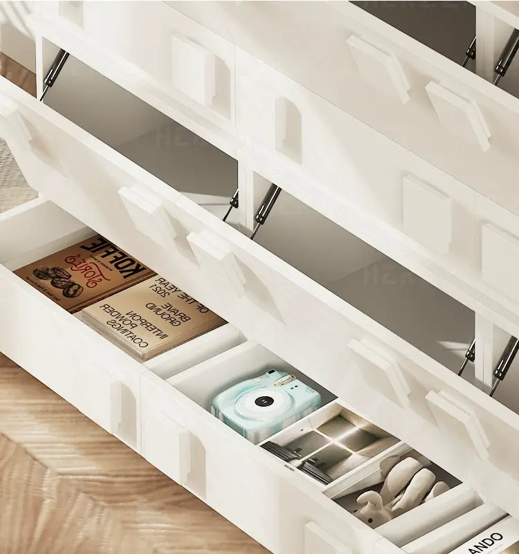 HERZZI Marcellus Chic White Modular Cabinet Set from HERZZI