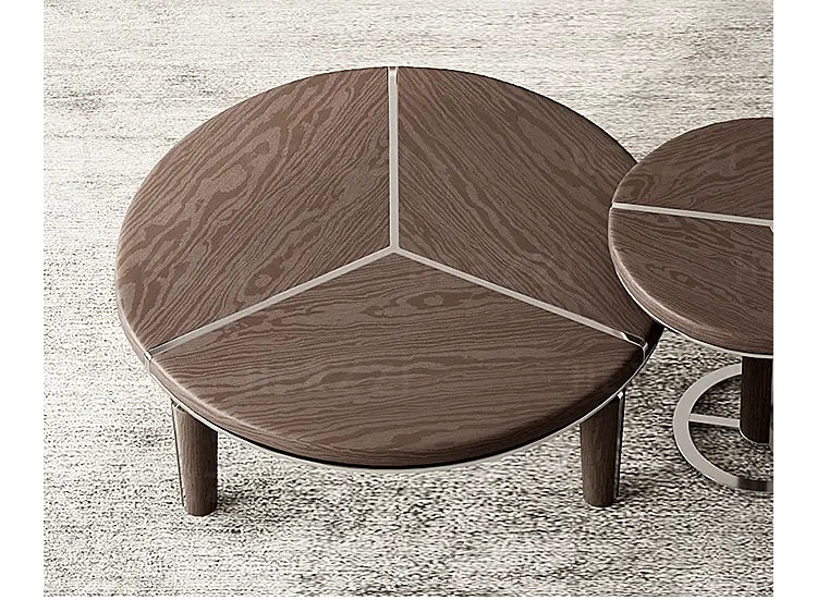 HERZZI Marcellus Elegant Composite Black Coffee Table Set from HERZZI