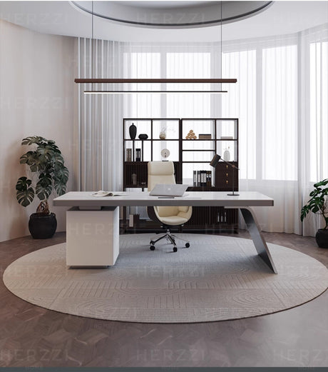HERZZI Marcellus Smart Modern Luxury Corner Desk Cabinet from HERZZI
