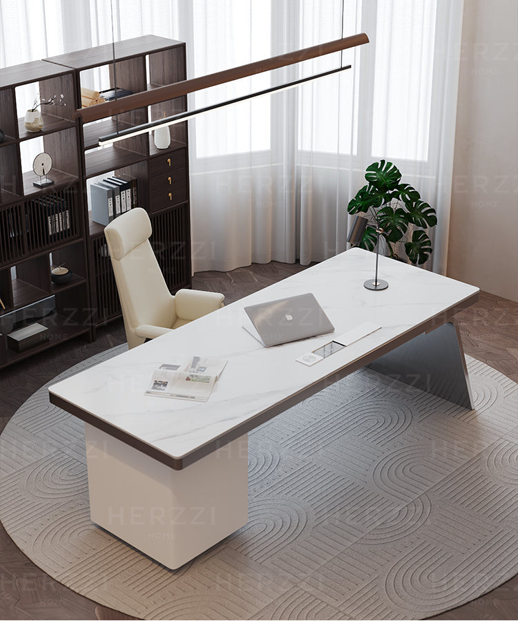 HERZZI Marcellus Smart Modern Luxury Corner Desk Cabinet from HERZZI