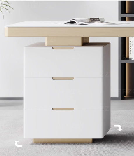 HERZZI Marcellus Smart Modern Luxury Corner Desk Cabinet from HERZZI