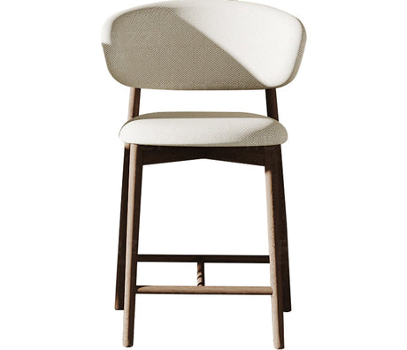 HERZZI Santiago Elegant Raw Wood Barstool from HERZZI