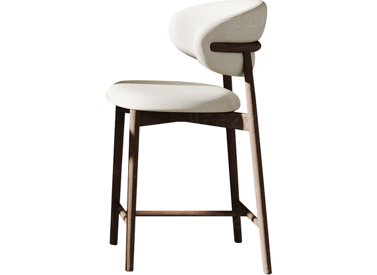 HERZZI Santiago Elegant Raw Wood Barstool from HERZZI