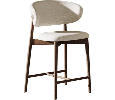HERZZI Santiago Elegant Raw Wood Barstool from HERZZI