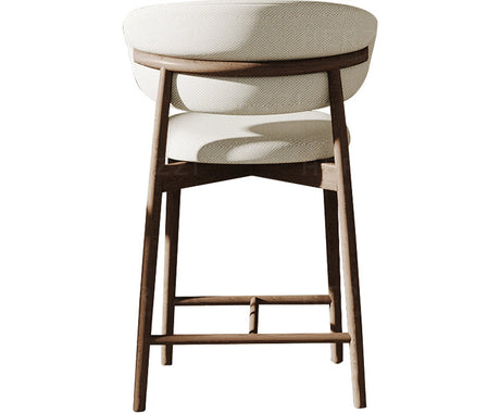 HERZZI Santiago Elegant Raw Wood Barstool from HERZZI