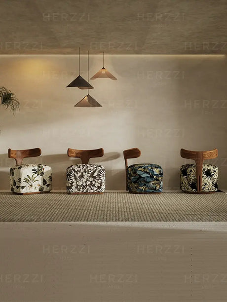HERZZI Santiago Elegant Solid Wood Leisure Chair from HERZZI