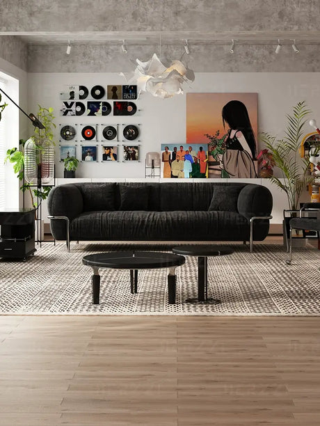 HERZZI Santiago Elegant Stainless Steel Vintage Sofa from HERZZI