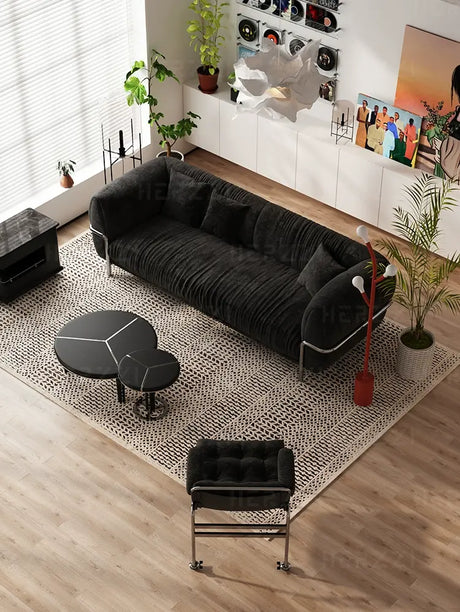 HERZZI Santiago Elegant Stainless Steel Vintage Sofa from HERZZI