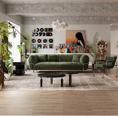 HERZZI Santiago Elegant Stainless Steel Vintage Sofa from HERZZI