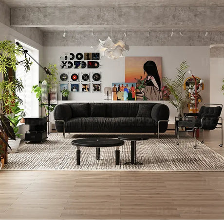 HERZZI Santiago Elegant Stainless Steel Vintage Sofa from HERZZI