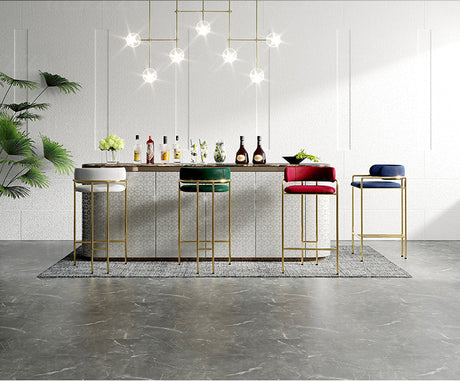 HERZZI Santiago Opulent Gold Luxury Bar Chair from HERZZI