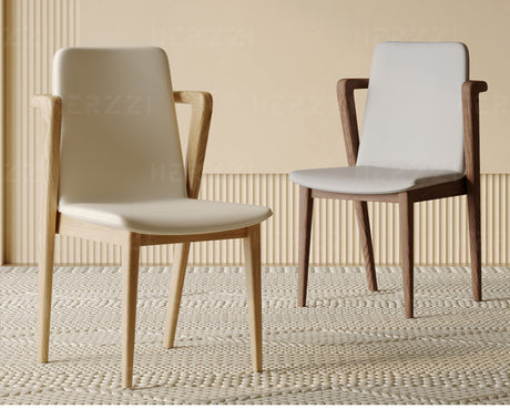 HERZZI Sapphira Artisan Retro Solid Wood Dining Chair from HERZZI