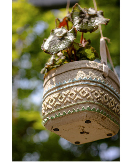 JUHAN Aisling Retro Geometric Pattern Flower Pot from JUHAN