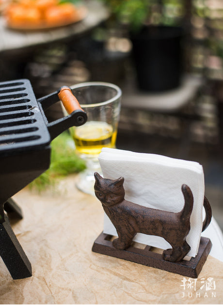 JUHAN Aizawa Vintage Cast Iron Paper Towel Stand from JUHAN