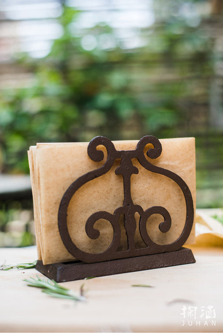 JUHAN Aizawa Vintage Cast Iron Paper Towel Stand from JUHAN