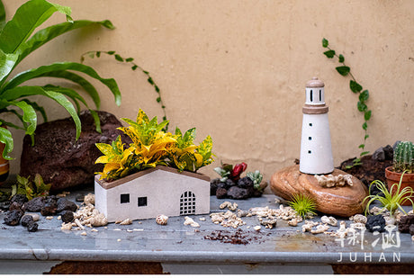 JUHAN Akihiko Retro Floral Creative Plant Lamp for Gazebo from JUHAN