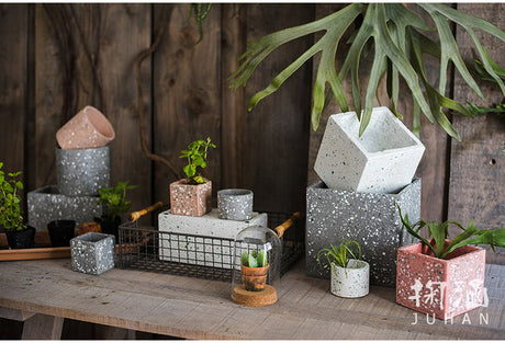 JUHAN Alhambra Creative Geometry Art Flowerpot from JUHAN