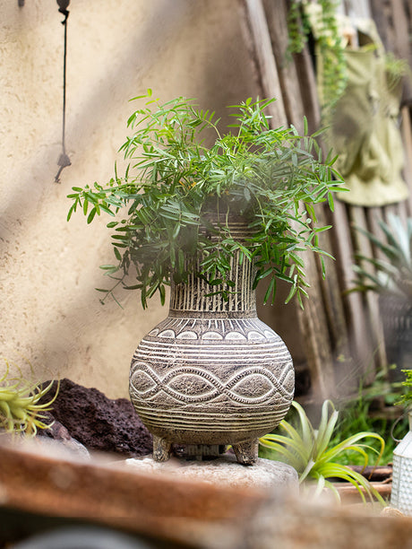 JUHAN Alhambra Rustic Vintage Ceramic Flowerpot from JUHAN