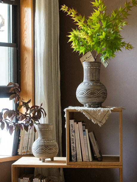JUHAN Alhambra Rustic Vintage Ceramic Flowerpot from JUHAN