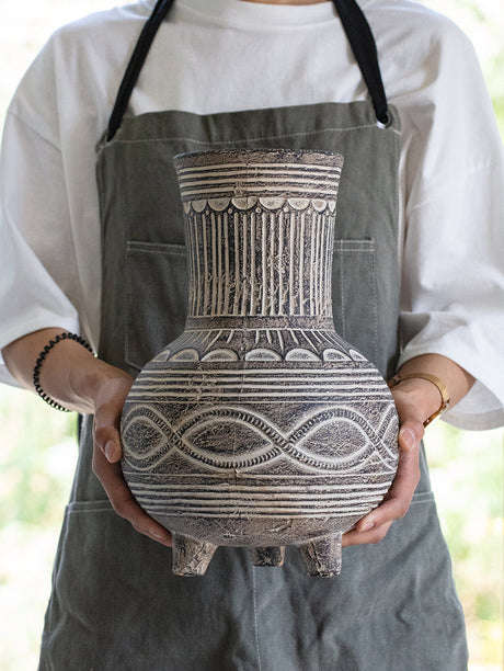 JUHAN Alhambra Rustic Vintage Ceramic Flowerpot from JUHAN