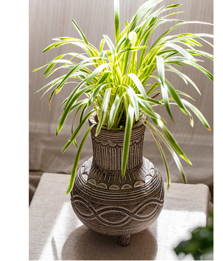 JUHAN Alhambra Rustic Vintage Ceramic Flowerpot from JUHAN