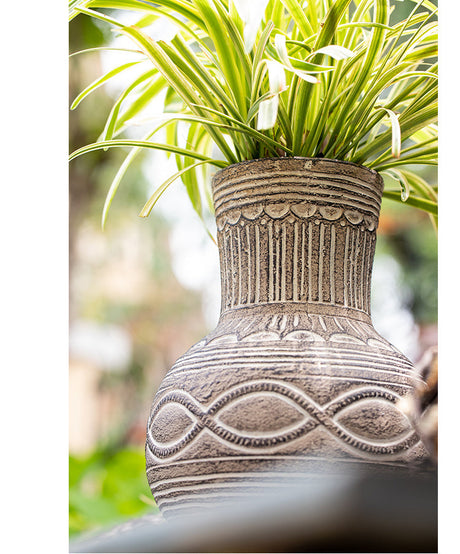 JUHAN Alhambra Rustic Vintage Ceramic Flowerpot from JUHAN