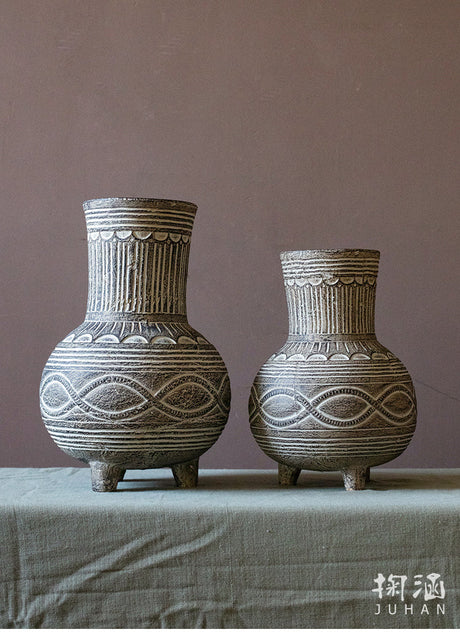 JUHAN Alhambra Rustic Vintage Ceramic Flowerpot from JUHAN