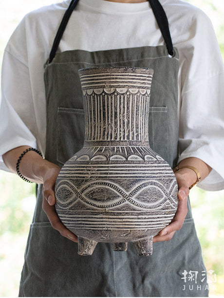 JUHAN Alhambra Rustic Vintage Ceramic Flowerpot from JUHAN