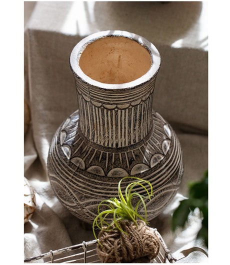 JUHAN Alhambra Rustic Vintage Ceramic Flowerpot from JUHAN