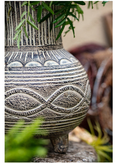 JUHAN Alhambra Rustic Vintage Ceramic Flowerpot from JUHAN
