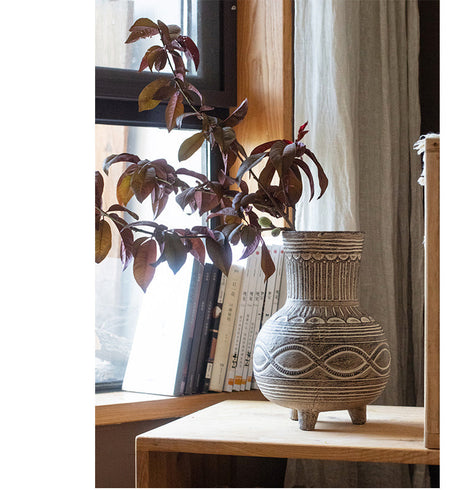 JUHAN Alhambra Rustic Vintage Ceramic Flowerpot from JUHAN