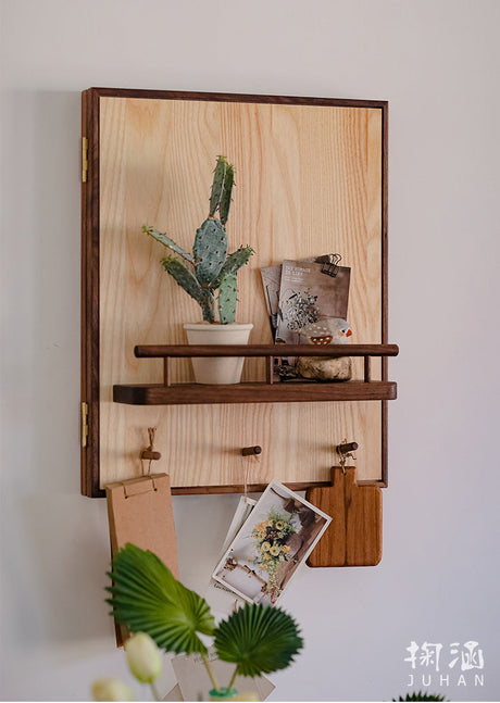 JUHAN Amaterasu Creative Solidwood Wall Hanging Meter Box Decor. from JUHAN