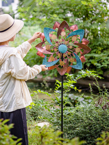JUHAN Amaterasu Whimsical Rotating Windmill Garden Décor from JUHAN
